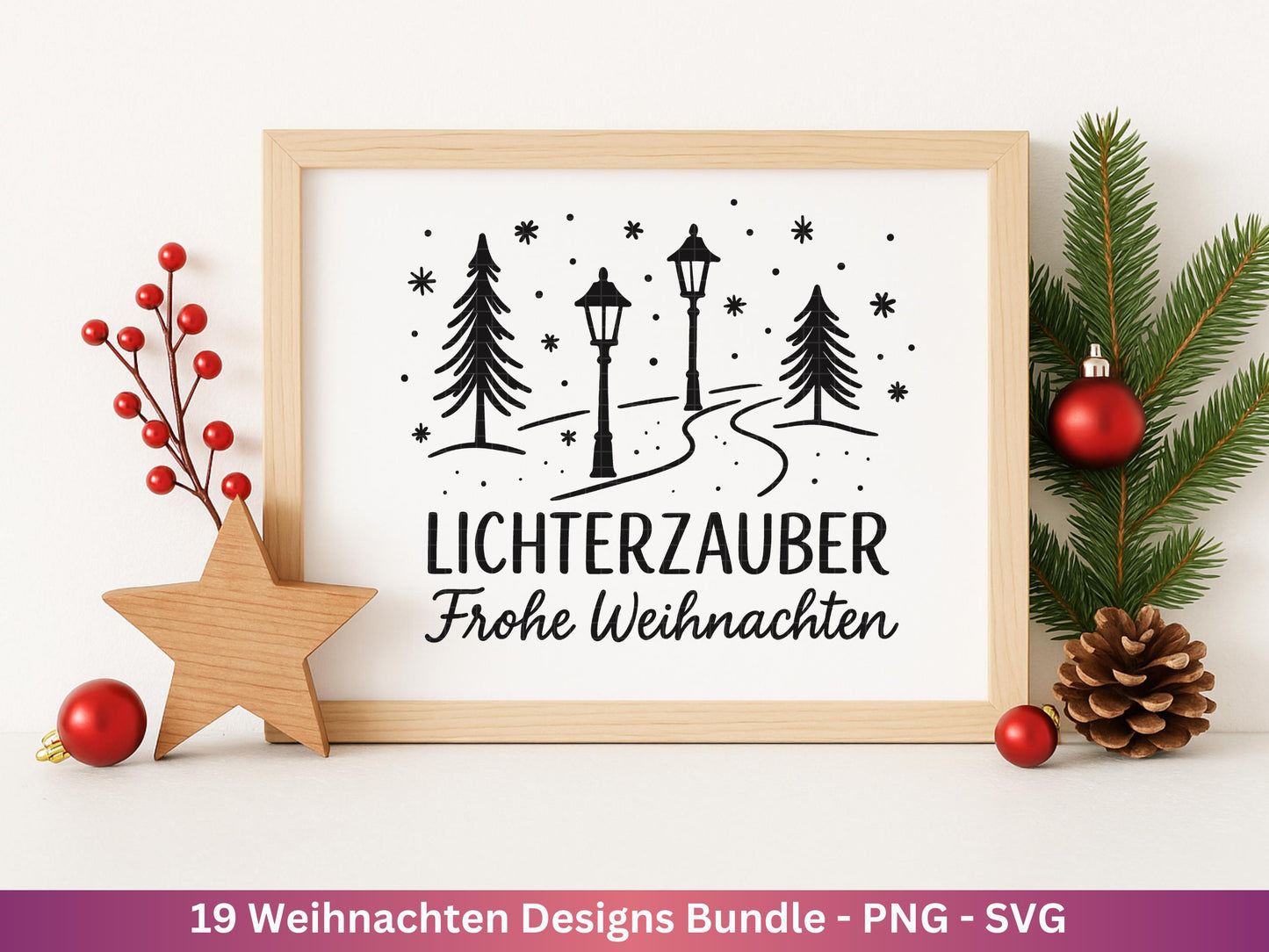Plotterdatei Weihnachten Svg – Deutsche Sprüche Svg – Winter SVG – Laserdatei Weihnachten – Cricut Silhouette - Svg Datei Home - Frohes Fest