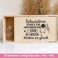 Schwester SVG Plotterdatei – Deutsche Sprüche Designs Bundle – Kindheit Herz Seele – Laserdatei für Cricut Silhouette Tassen Shirts Geschenk