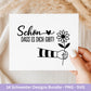 Schwester SVG Plotterdatei – Deutsche Sprüche Designs Bundle – Schwestern Sprüche Liebe Familie – Laserdatei Cricut Silhouette Geschenkidee