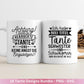 Tante SVG Plotterdatei – Deutsche Sprüche & Herz Designs – Beste Tante Geschenkidee – Laserdatei Cricut Silhouette für Shirt Tasse Beutel