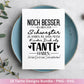 Tante SVG Plotterdatei – Deutsche Sprüche & Herz Designs – Beste Tante Geschenkidee – Laserdatei Cricut Silhouette für Shirt Tasse Beutel