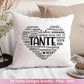 Tante SVG Plotterdatei – Deutsche Sprüche & Herz Designs – Beste Tante Geschenkidee – Laserdatei Cricut Silhouette für Shirt Tasse Beutel