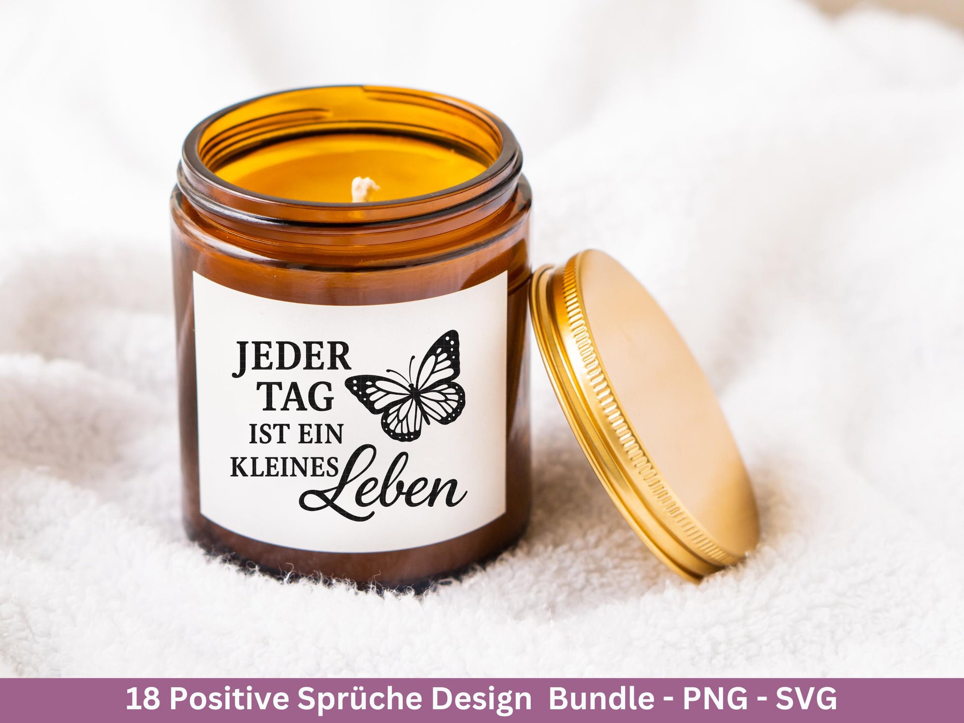 Positive Sprüche SVG Plotterdatei – Deutsche Zitate & Lebensweisheiten – Glück Liebe Hoffnung – Laserdatei Cricut Silhouette Geschenkidee