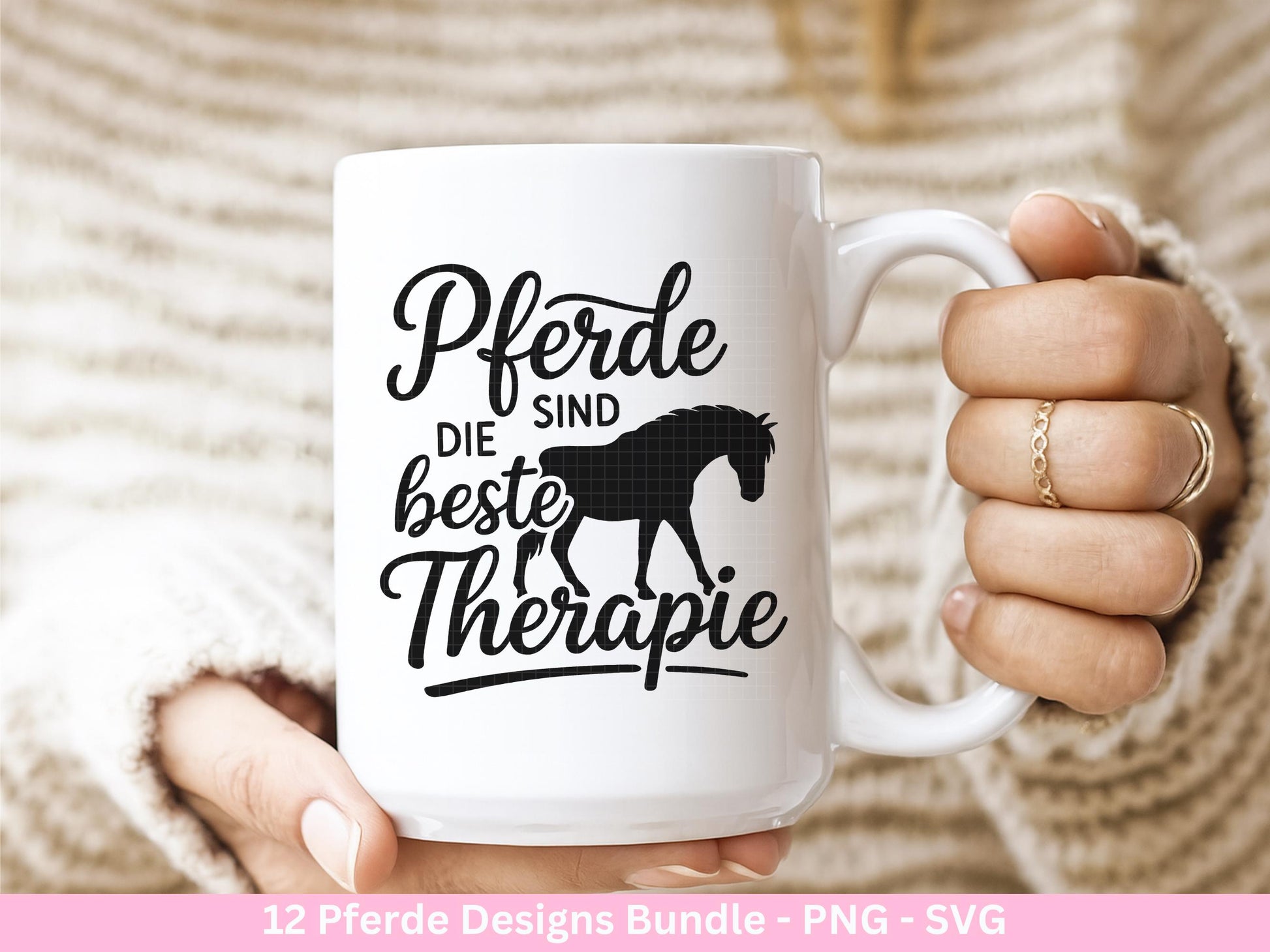 Pferde SVG Plotterdatei – Deutsche Sprüche & Reiter Sprüche – Seelenpferd Hufe Sattel – Laserdatei Cricut Silhouette Geschenk Pferdeliebe
