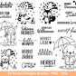 Herbst SVG Plotterdatei – Herbstsprüche & Tiere – Hallo Herbst, Herbstzauber, Fuchs Igel Pilz – Laserdatei Cricut Silhouette Deko Geschenk