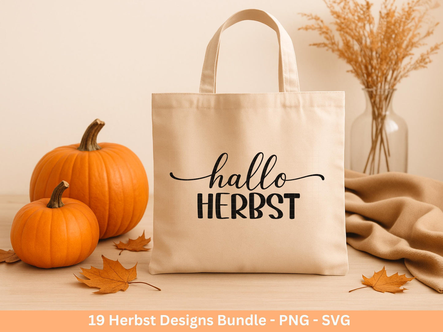 Herbst SVG Plotterdatei – Herbstsprüche & Tiere – Hallo Herbst, Herbstzauber, Fuchs Igel Pilz – Laserdatei Cricut Silhouette Deko Geschenk