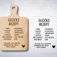 Laserdatei Schneidebrett SVG – Glücksrezept Spruch Küche – Gravurdatei Humor Geschenkidee – Plotterdatei Cricut Silhouette Holz Gravieren