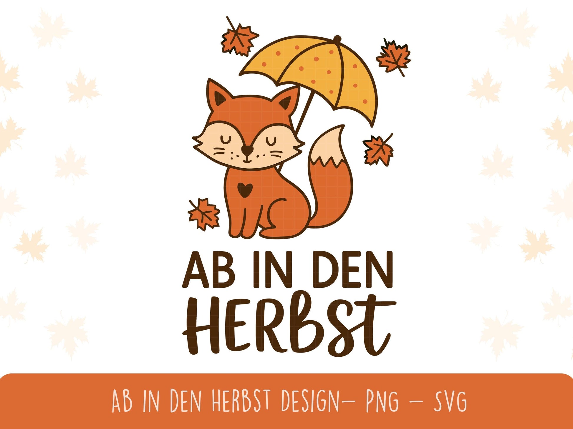 Herbst Plotterdatei Fuchs – Ab in den Herbst SVG – Laserdatei Herbstdeko – Bastelidee Cricut Silhouette – DIY Sublimation & Geschenkidee