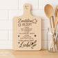 Laserdatei Weihnachtsrezepte – SVG PNG – Zimtsterne & Butterplätzchen – Gravurdatei für Holzbrettchen – Weihnachtsdeko Geschenkidee Küche