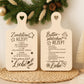 Laserdatei Weihnachtsrezepte – SVG PNG – Zimtsterne & Butterplätzchen – Gravurdatei für Holzbrettchen – Weihnachtsdeko Geschenkidee Küche