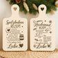 Laserdatei Weihnachtsrezepte – Spitzbuben & Heidesand – SVG PNG Gravurdatei für Holzbrettchen – Weihnachtsbäckerei Geschenkidee Küche Deko