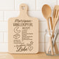 Laserdatei Weihnachtsrezepte – SVG PNG – Gravurdatei für Holzbrettchen – Spritzgebäck & Vanillekipferl – Plätzchen Rezepte Geschenkidee DIY