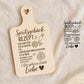 Laserdatei Weihnachtsrezepte – SVG PNG – Gravurdatei für Holzbrettchen – Spritzgebäck & Vanillekipferl – Plätzchen Rezepte Geschenkidee DIY