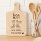 Oma Rezept SVG – Laserdatei Schneidebrett | Gravurdatei für Holz | Plotterdatei Cricut Silhouette | Küche Spruch | Kochen | Geschenkidee Oma