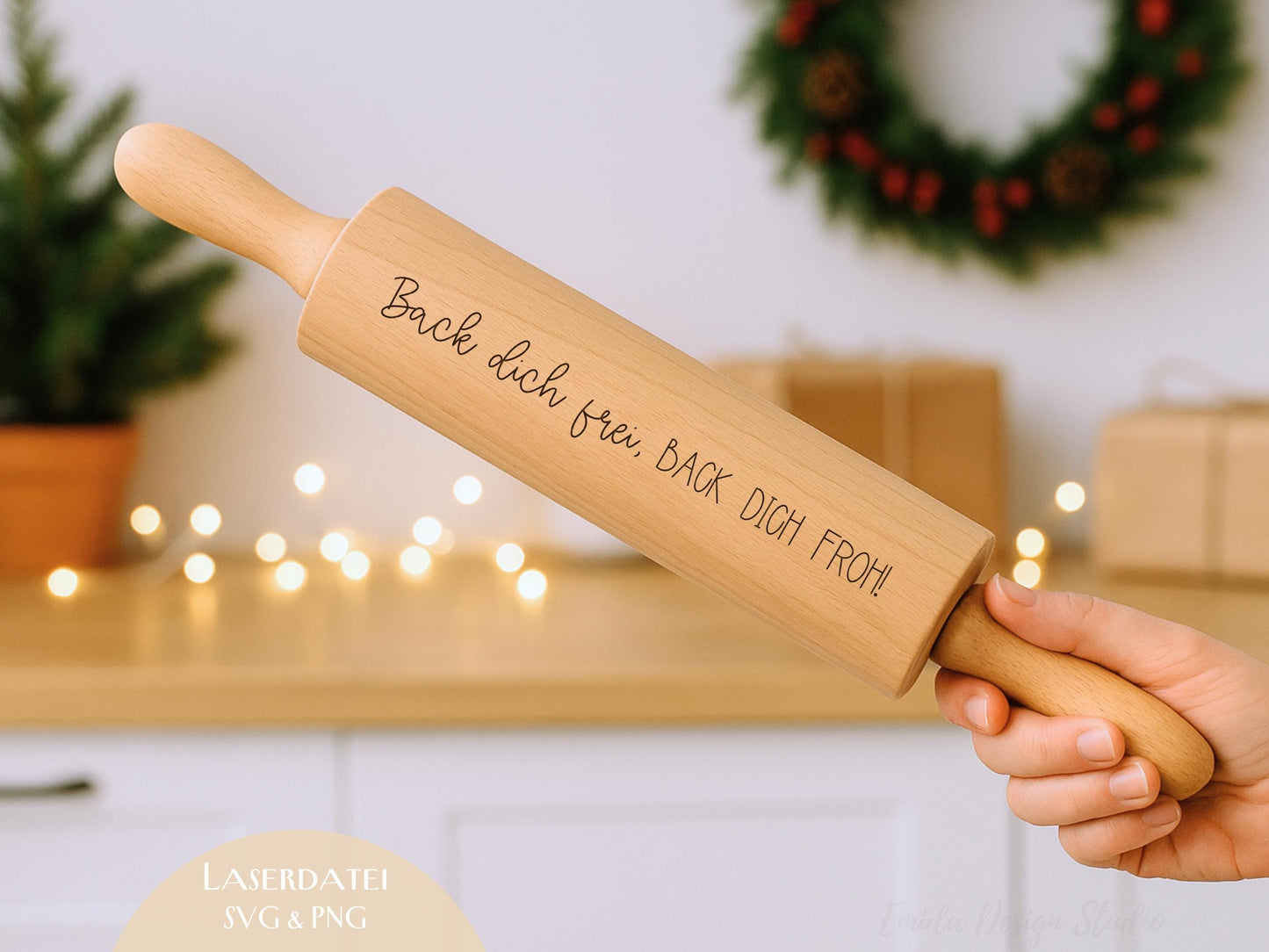 Laserdatei & Plotterdatei Backen Sprüche – SVG PNG – Teigrolle Gravurdatei – Plätzchen Backen Küche Deko – Geschenkidee Nudelholz Cricut