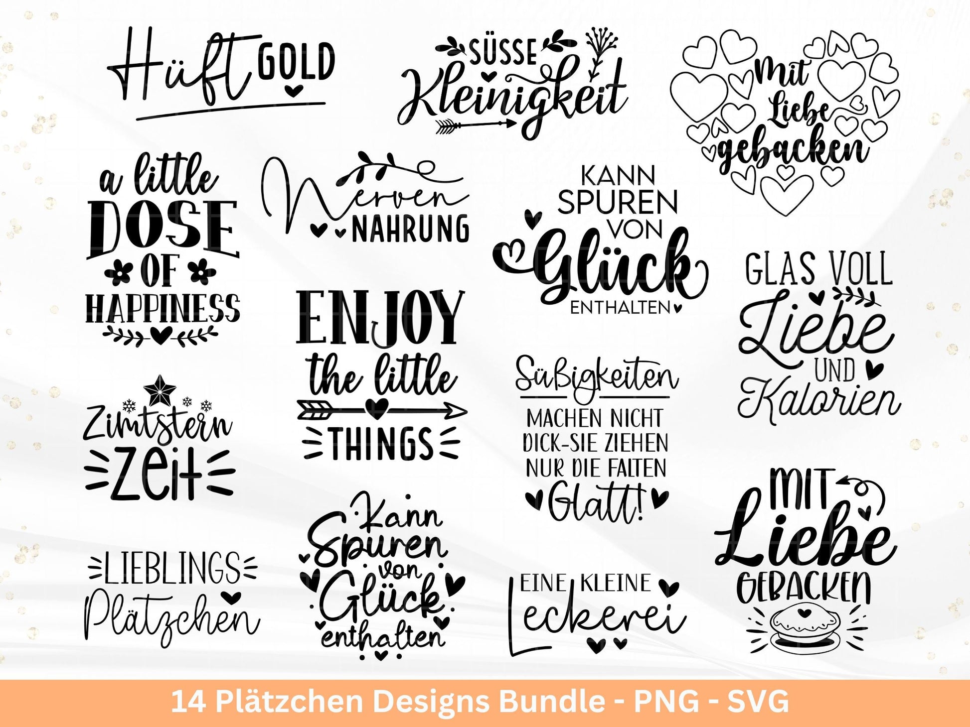 Plotterdatei & Laserdatei Keksdosen Sprüche – Plätzchen-Sprüche Designs SVG PNG – Etiketten für Plätzchen-Dosen und Gläser Cricut Silhouette