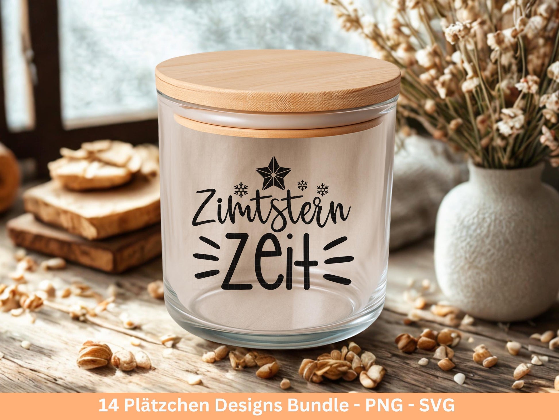 Plotterdatei & Laserdatei Keksdosen Sprüche – Plätzchen-Sprüche Designs SVG PNG – Etiketten für Plätzchen-Dosen und Gläser Cricut Silhouette