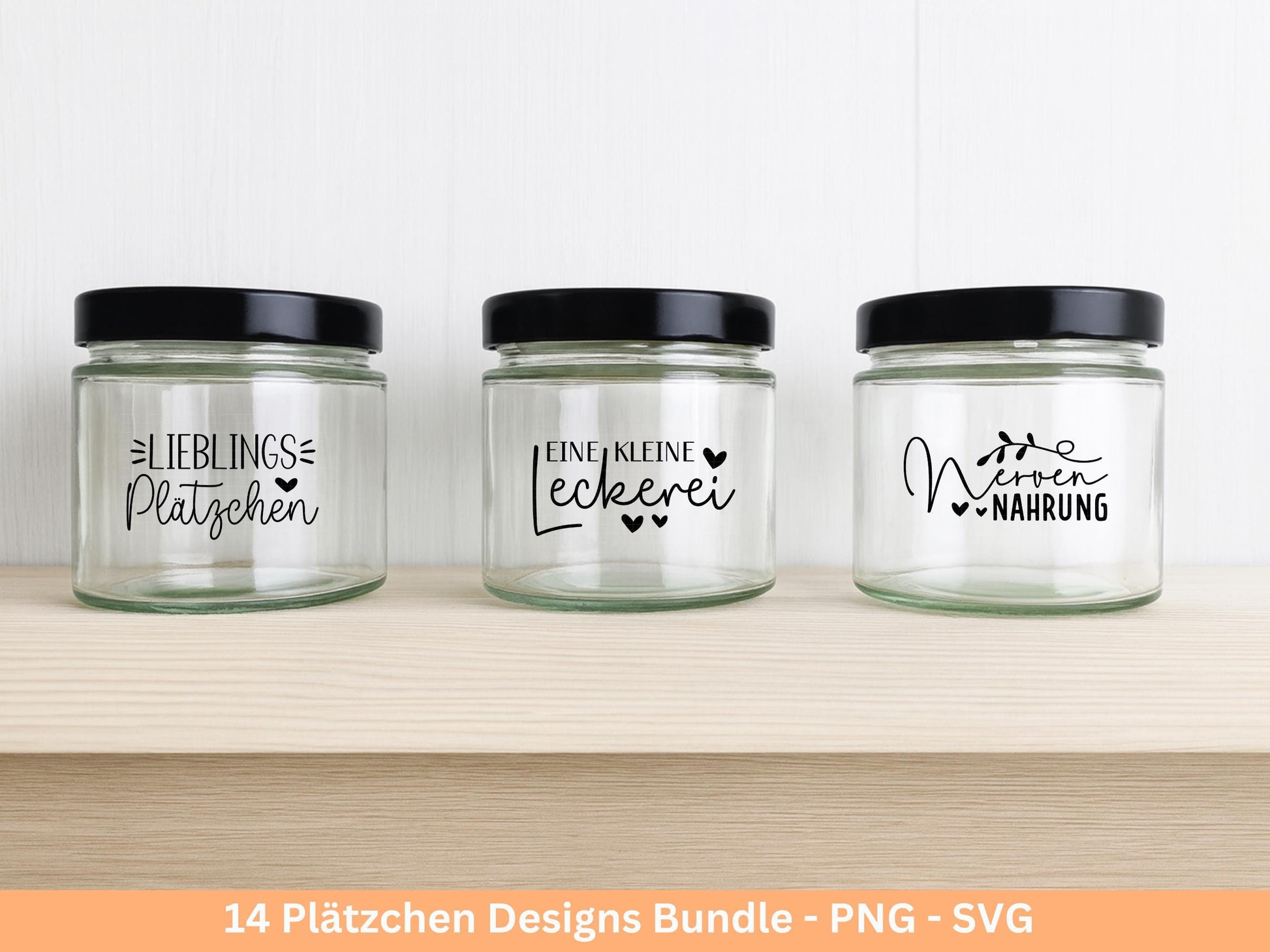 Plotterdatei & Laserdatei Keksdosen Sprüche – Plätzchen-Sprüche Designs SVG PNG – Etiketten für Plätzchen-Dosen und Gläser Cricut Silhouette