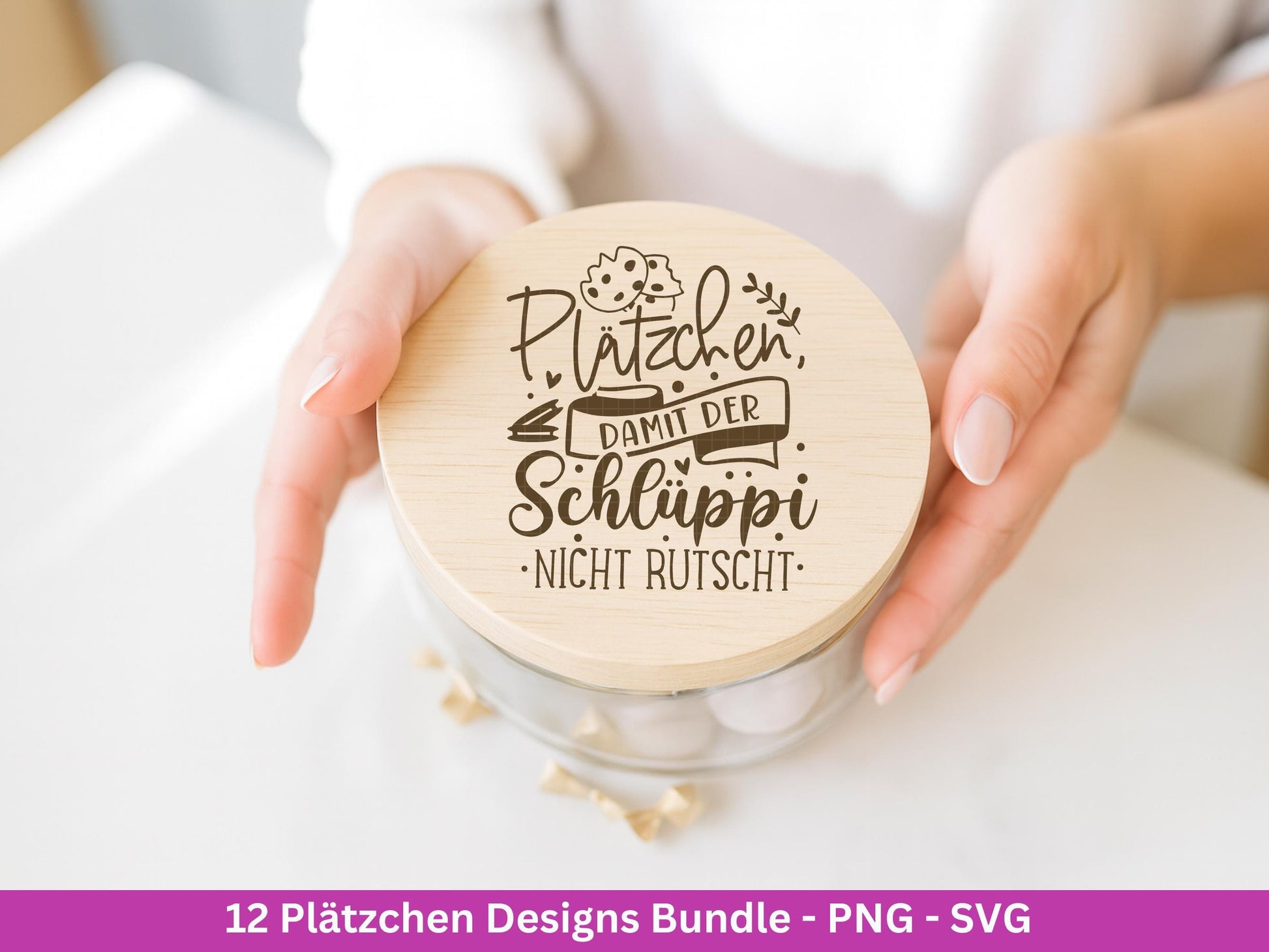 Plotterdatei & Laserdatei Plätzchen Sprüche – SVG PNG – Weihnachten Backen Kekse – Etiketten Deko Keksglas – Geschenkidee Cricut Silhouette