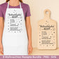 Plotterdatei & Laserdatei Weihnachtsrezepte – Rezepte SVG PNG – Glühwein Lebkuchen Bratapfel Winterpunsch – Weihnachten Geschenk Cricut