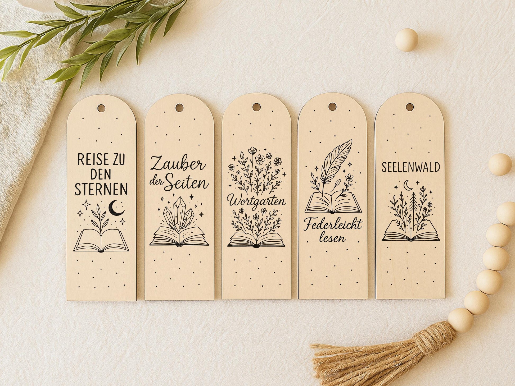 Lesezeichen SVG Laserdatei – Deutsche Sprüche & Bücher Zitate – Plotterdatei Lesen Kaffee – Geschenkidee für Bücherfreunde Cricut Silhouette