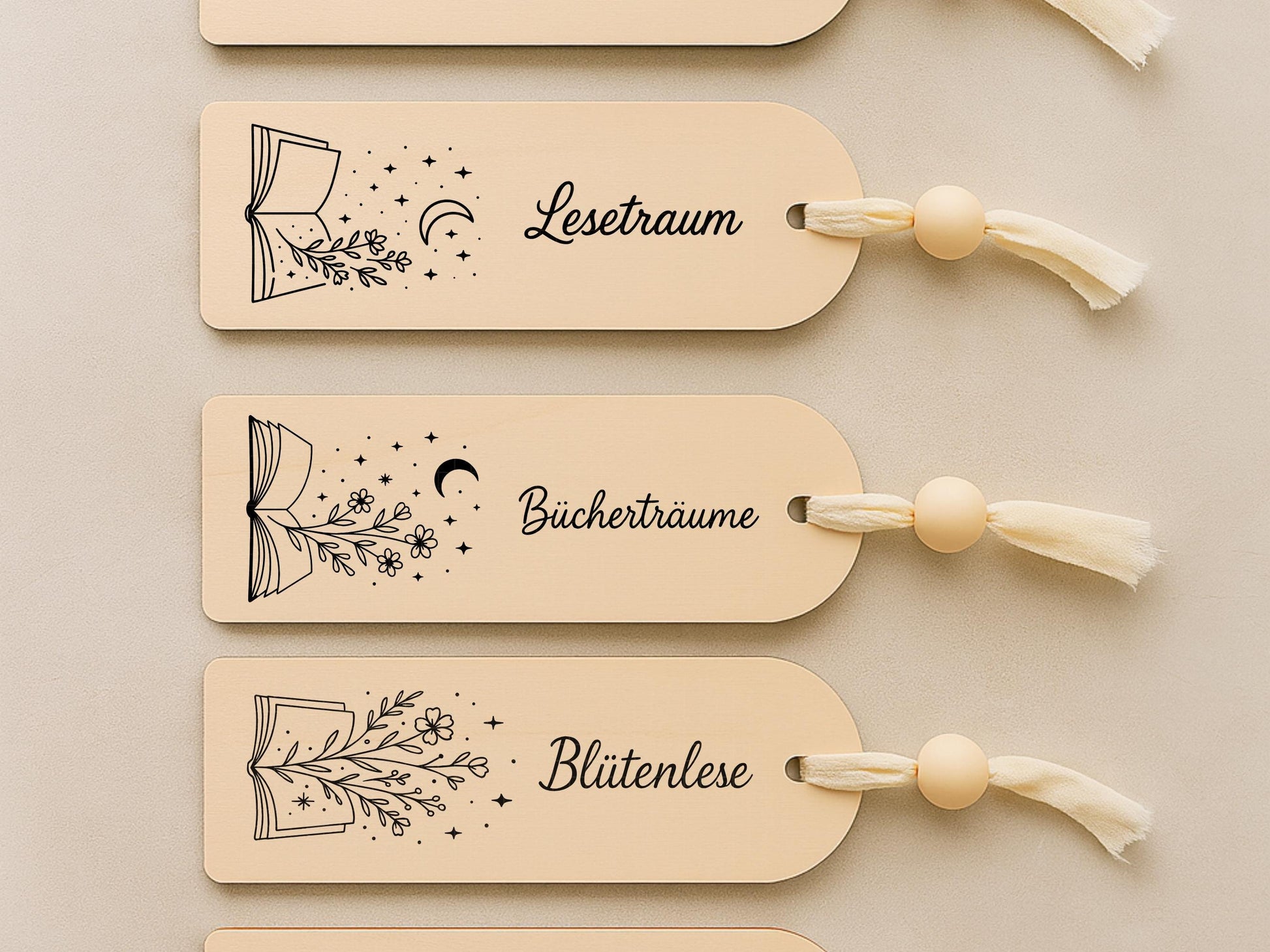 Laserdatei & Plotterdatei Lesezeichen SVG PNG – Deutsche Sprüche Bücher Zitate – Geschenkidee für Bücherfreunde – Cricut Silhouette Lesen