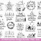 Weihnachten SVG Bundle – Deutsche Plotterdatei & Laserdatei | Frohe-Weihnachten Sprüche, Winter-Deko | PNG SVG | Cricut Silhouette – Diy
