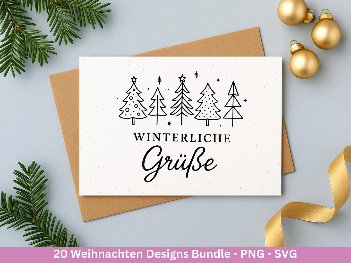 Weihnachten SVG Bundle – Deutsche Plotterdatei & Laserdatei | Frohe-Weihnachten Sprüche, Winter-Deko | PNG SVG | Cricut Silhouette – Diy