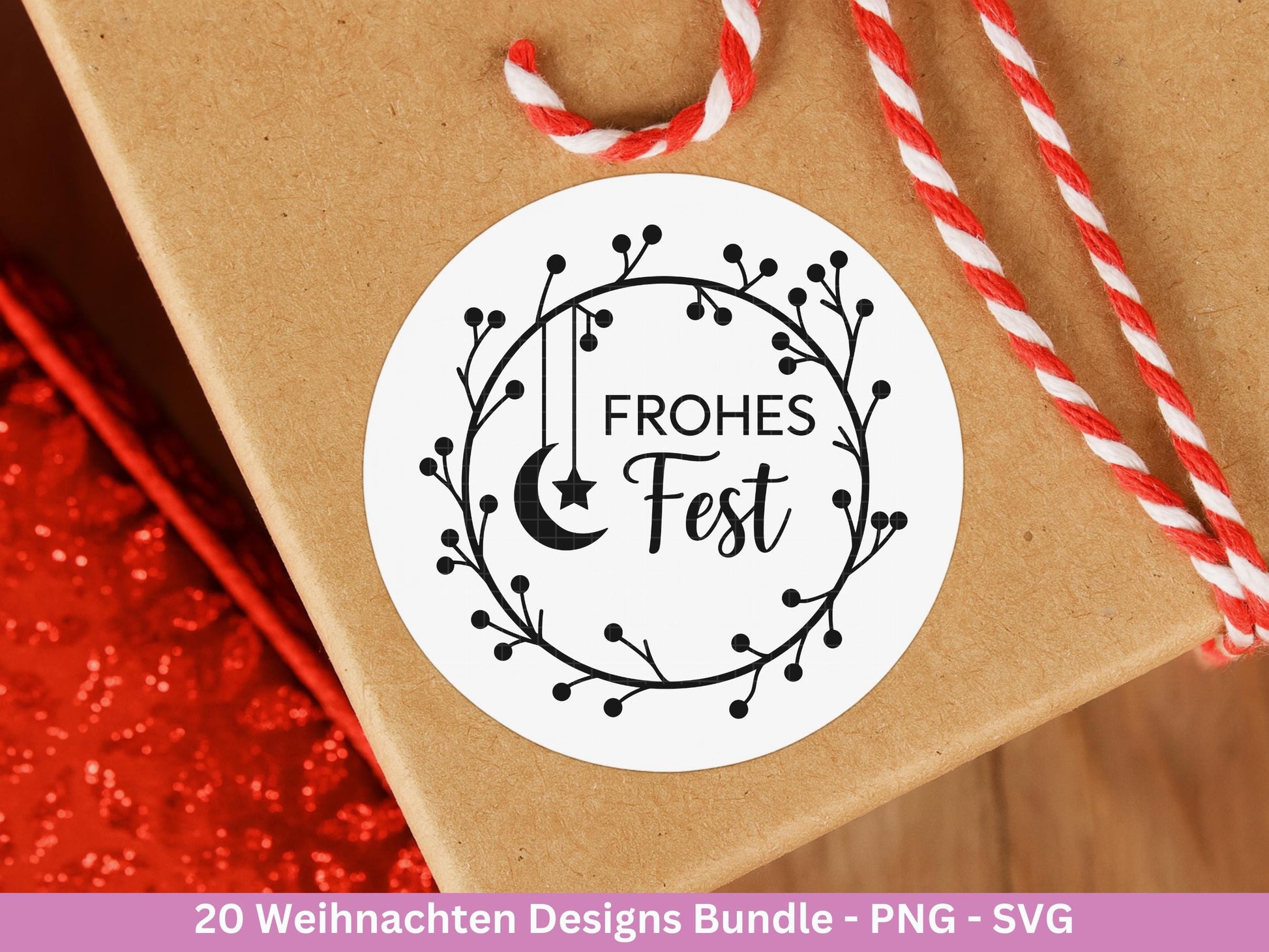 Weihnachten SVG Bundle – Deutsche Plotterdatei & Laserdatei | Frohe-Weihnachten Sprüche, Winter-Deko | PNG SVG | Cricut Silhouette – Diy