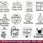 Weihnachten SVG Plotterdatei Bundle – Weihnachtshäuser | Weihnachten Laserdatei | Home SVG | Cricut SVG | Deutsch | Weihnachtsdeko | Winter