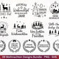 Weihnachten SVG Plotterdatei Bundle – Weihnachtshäuser | Weihnachten Laserdatei | Home SVG | Cricut SVG | Deutsch | Weihnachtsdeko | Winter