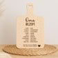 Oma Rezept SVG – Laserdatei Schneidebrett | Gravurdatei für Holz | Plotterdatei Cricut Silhouette | Küche Spruch | Kochen | Geschenkidee Oma