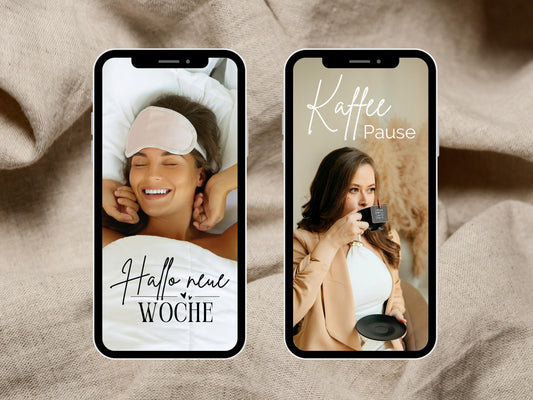 420+ Instagram Story Sticker Rundum Paket XXL - Tagessprüche – Alltag, Clipart – Positive Sprüche Basic Liebe Familie Insta Stories Daily