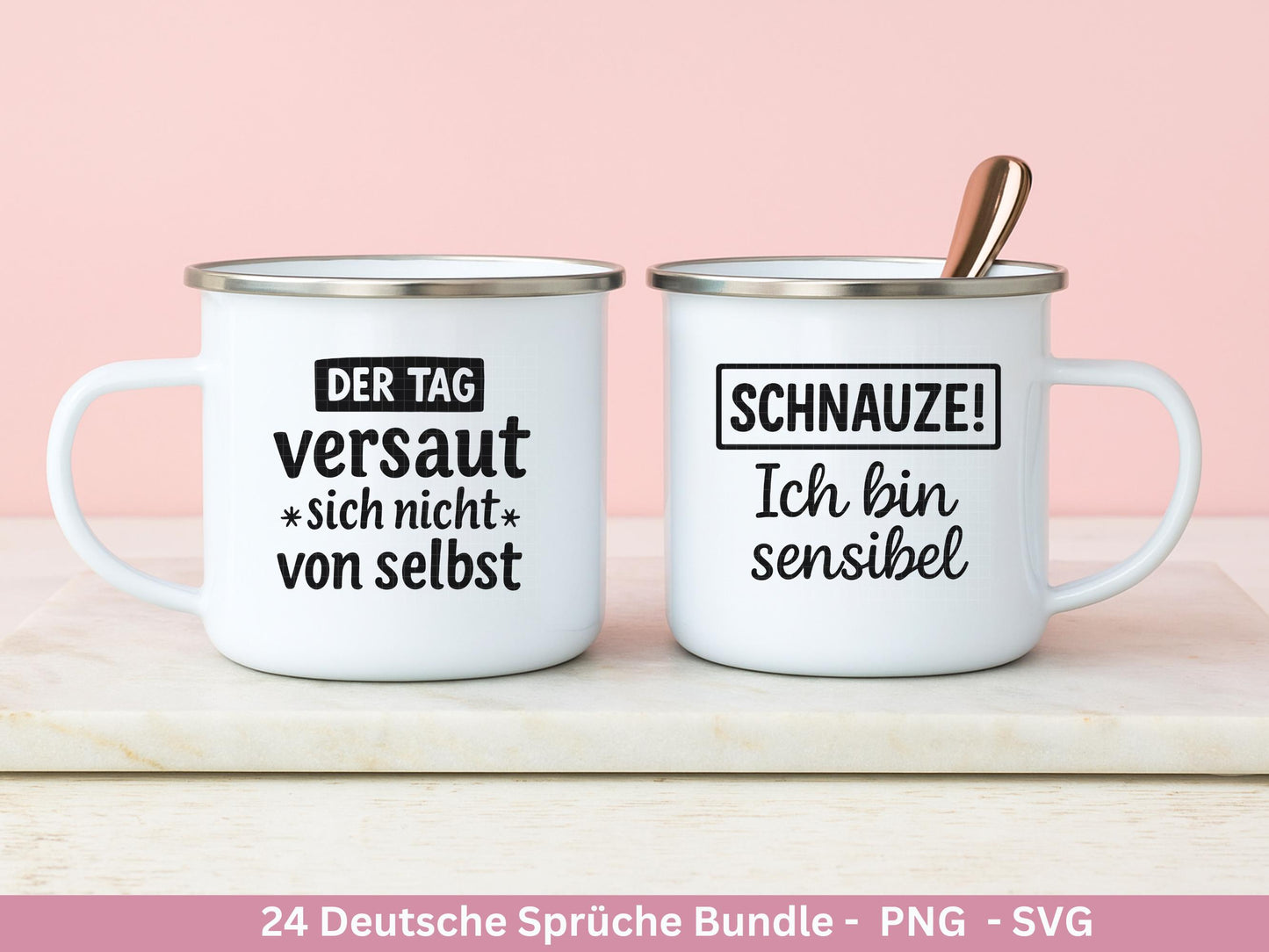 Deutsche Sprüche für Beutel SVG – Taschensprüche Bundle | Plotterdatei & Laserdatei | Jutetasche plotten | Lustige Sprüche Cricut Silhouette