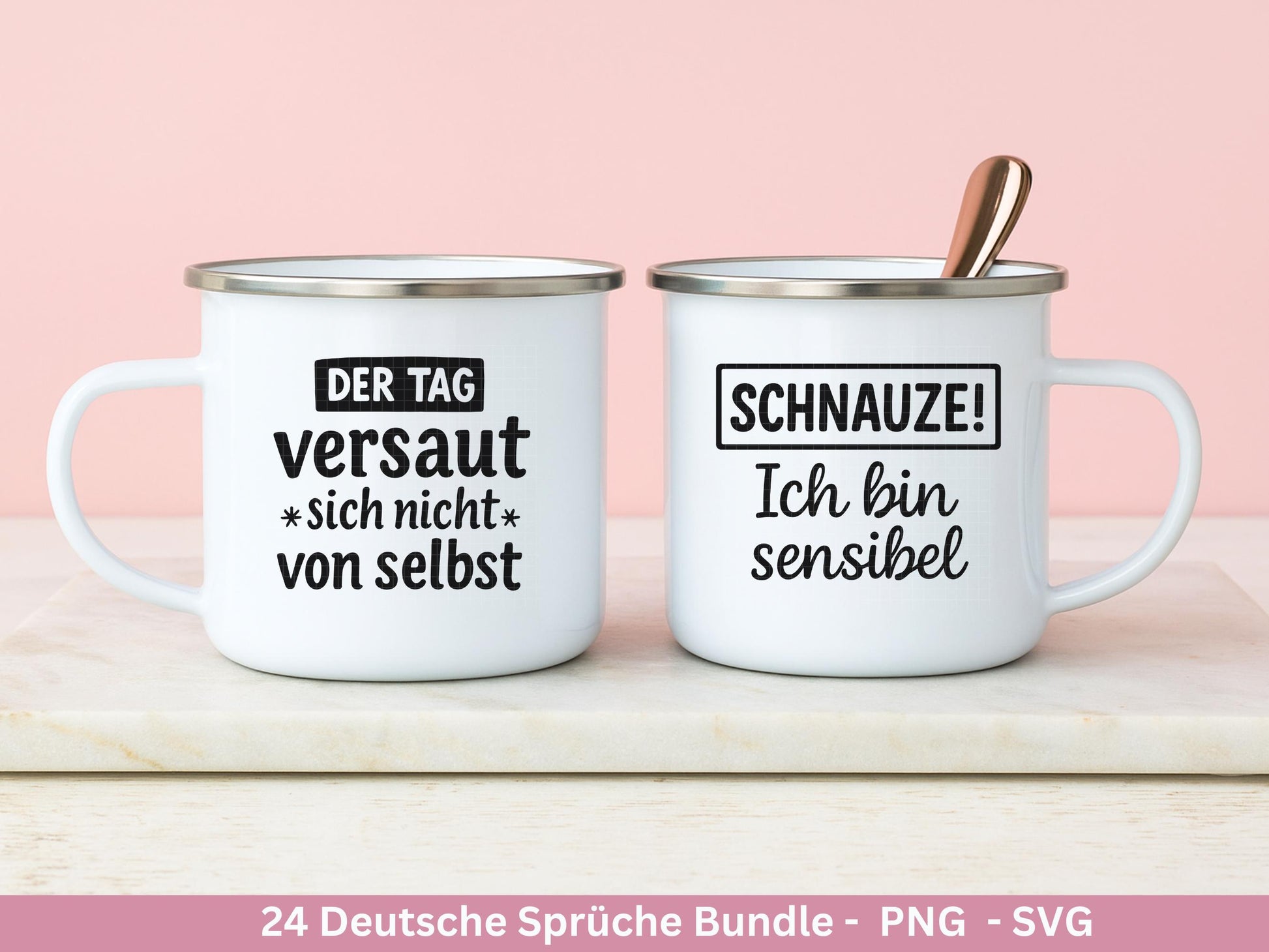 Deutsche Sprüche für Beutel SVG – Taschensprüche Bundle | Plotterdatei & Laserdatei | Jutetasche plotten | Lustige Sprüche Cricut Silhouette