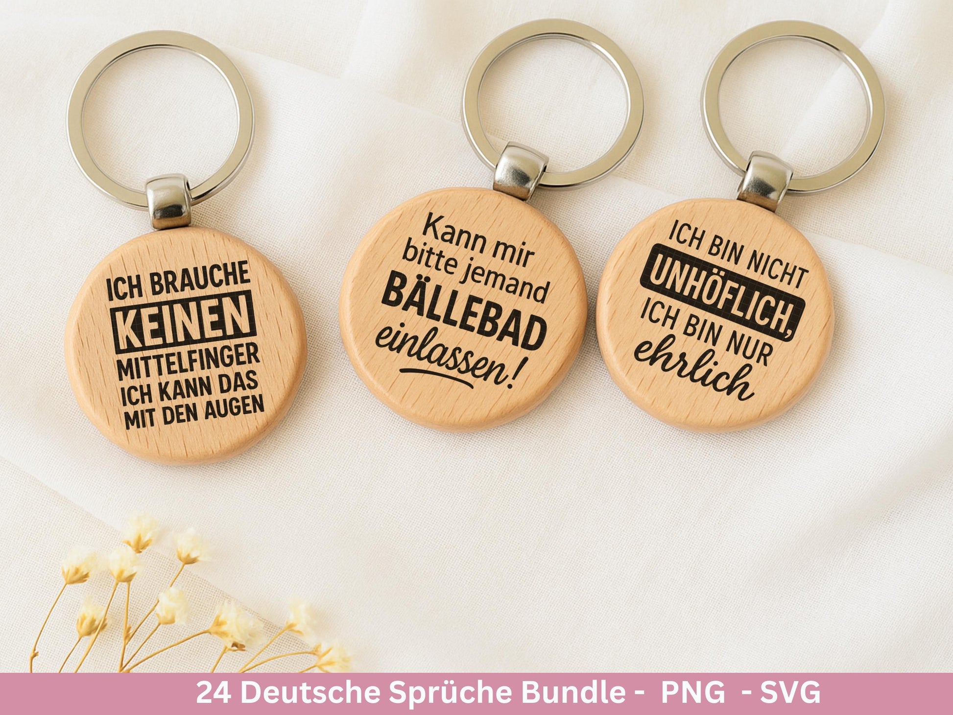 Deutsche Sprüche für Beutel SVG – Taschensprüche Bundle | Plotterdatei & Laserdatei | Jutetasche plotten | Lustige Sprüche Cricut Silhouette