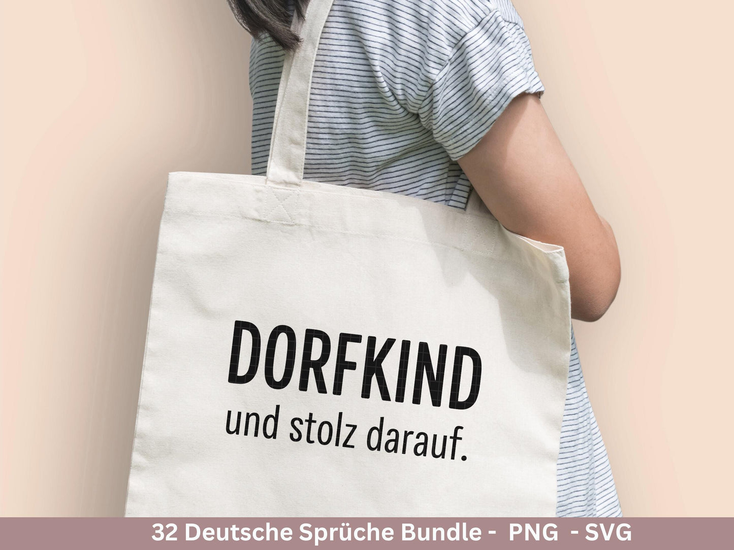 Deutsche Sprüche für Beutel SVG – Taschensprüche Bundle | Plotterdatei & Laserdatei | Jutetasche plotten | Lustige Sprüche Cricut Silhouette