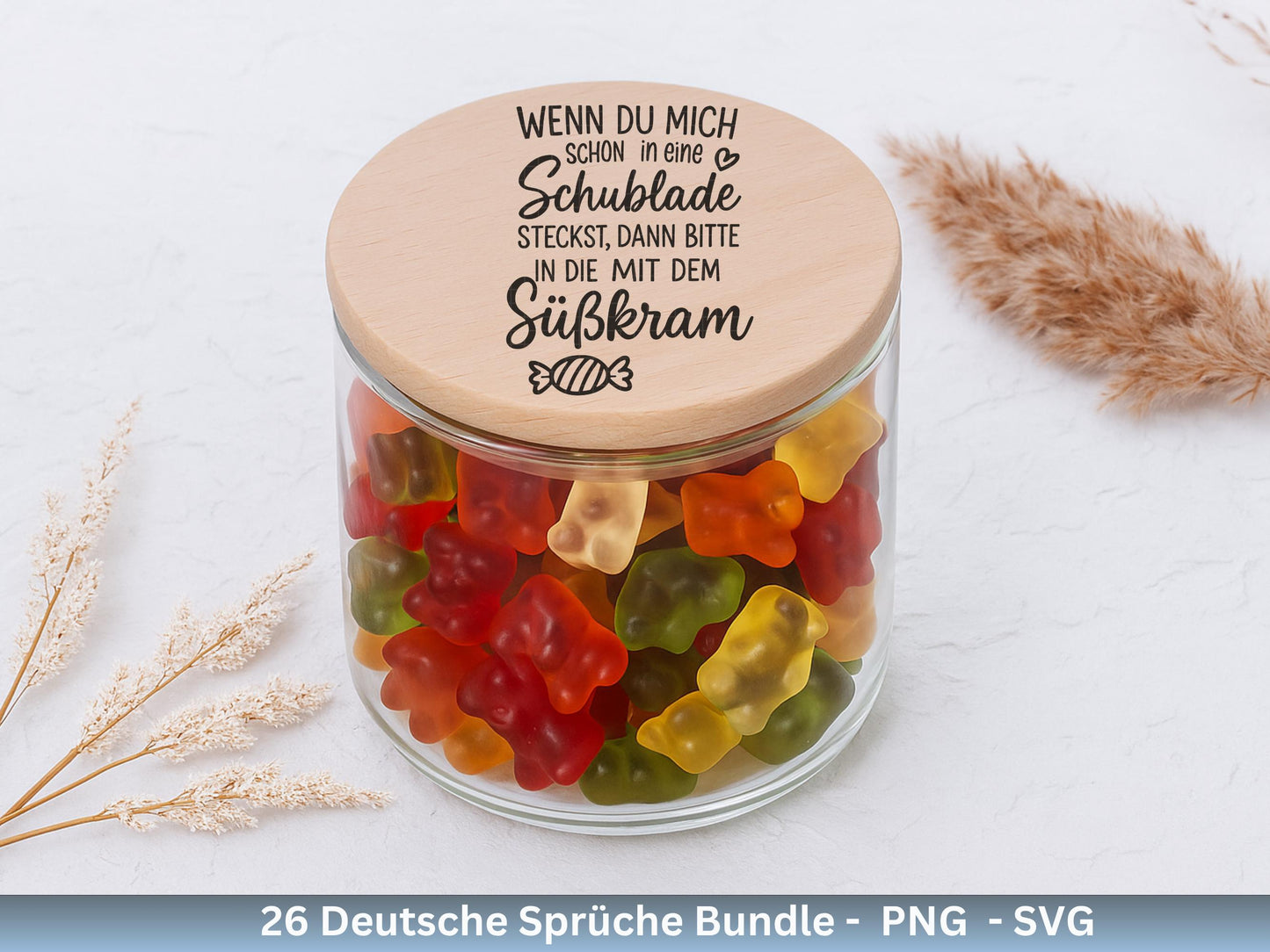 Lustige Deutsche Sprüche SVG – Beutel Sprüche Bundle | Plotterdatei | Laserdatei | Witzige Zitate für Tasse & Jutetasche | Cricut Silhouette