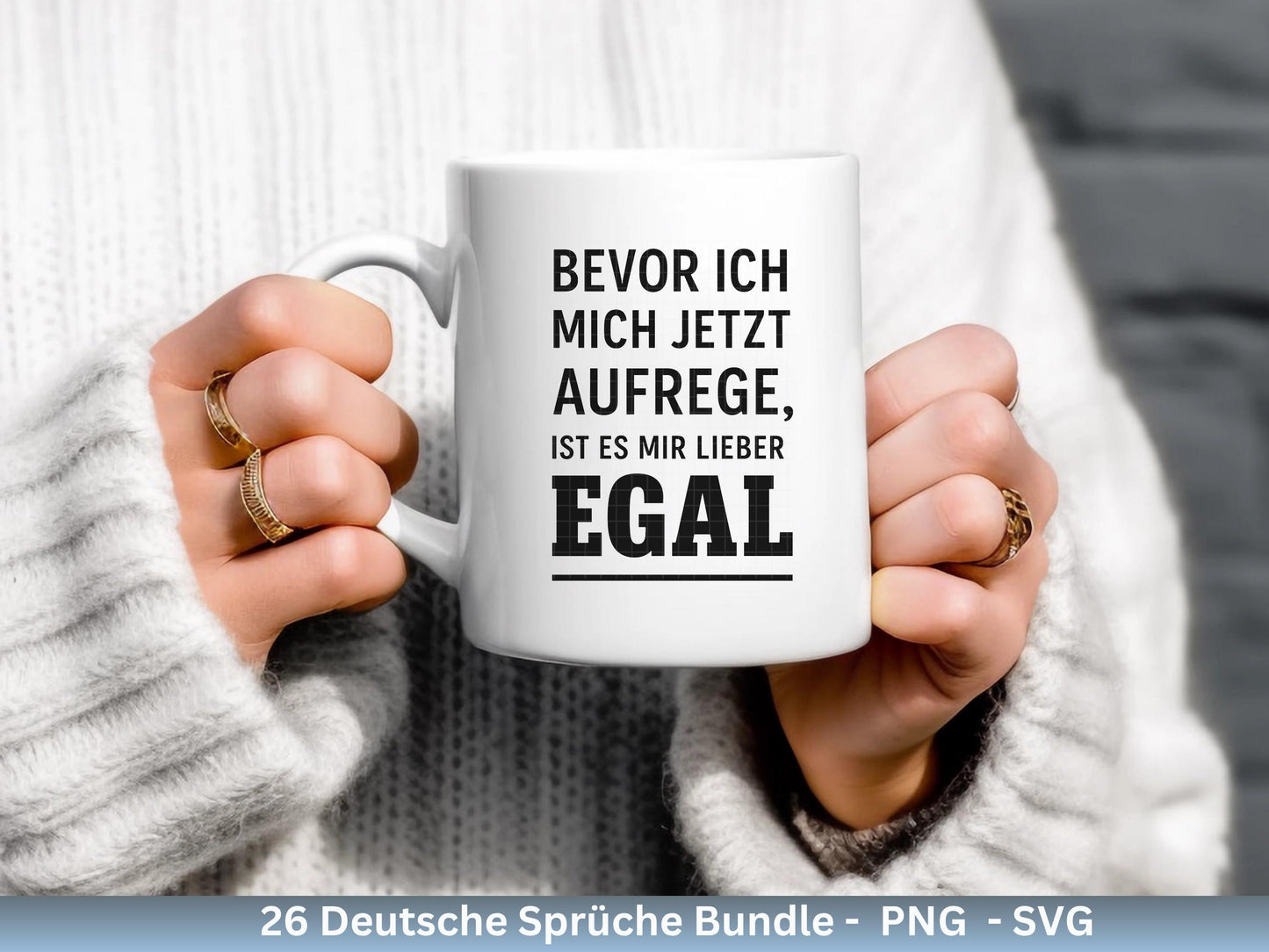 Lustige Deutsche Sprüche SVG – Beutel Sprüche Bundle | Plotterdatei | Laserdatei | Witzige Zitate für Tasse & Jutetasche | Cricut Silhouette