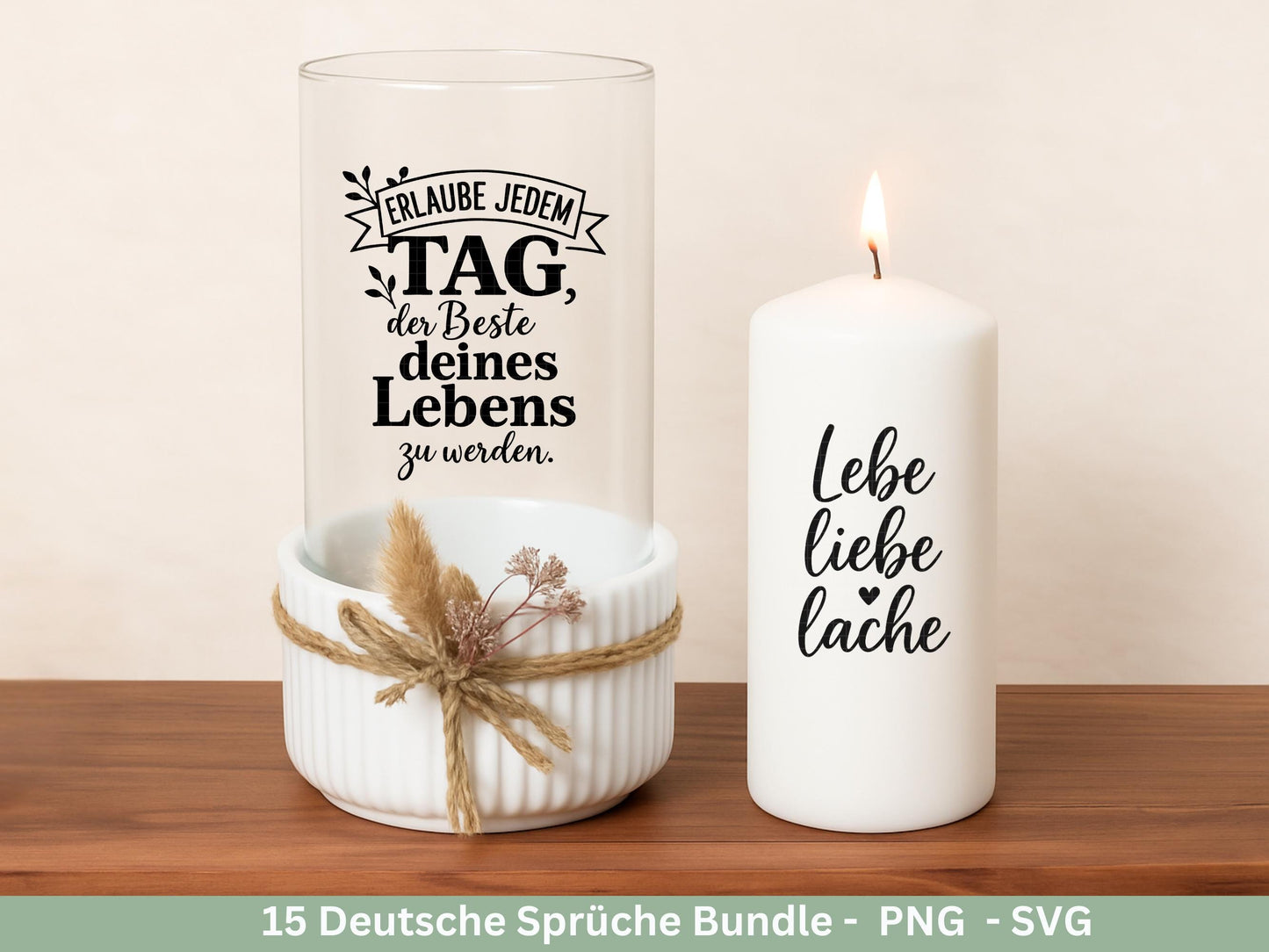 Positive Sprüche SVG – Motivations Sprüche Plotterdatei & Laserdatei | Deutsche Zitate | Cricut Silhouette | Geschenkidee | Freundin