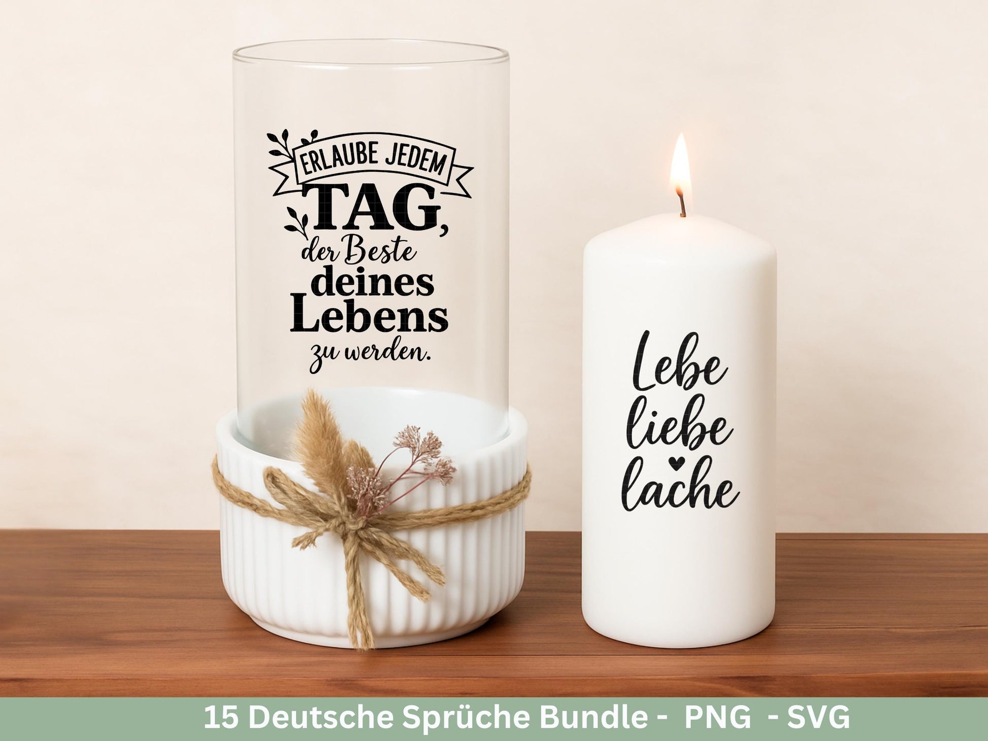 Positive Sprüche SVG – Motivations Sprüche Plotterdatei & Laserdatei | Deutsche Zitate | Cricut Silhouette | Geschenkidee | Freundin