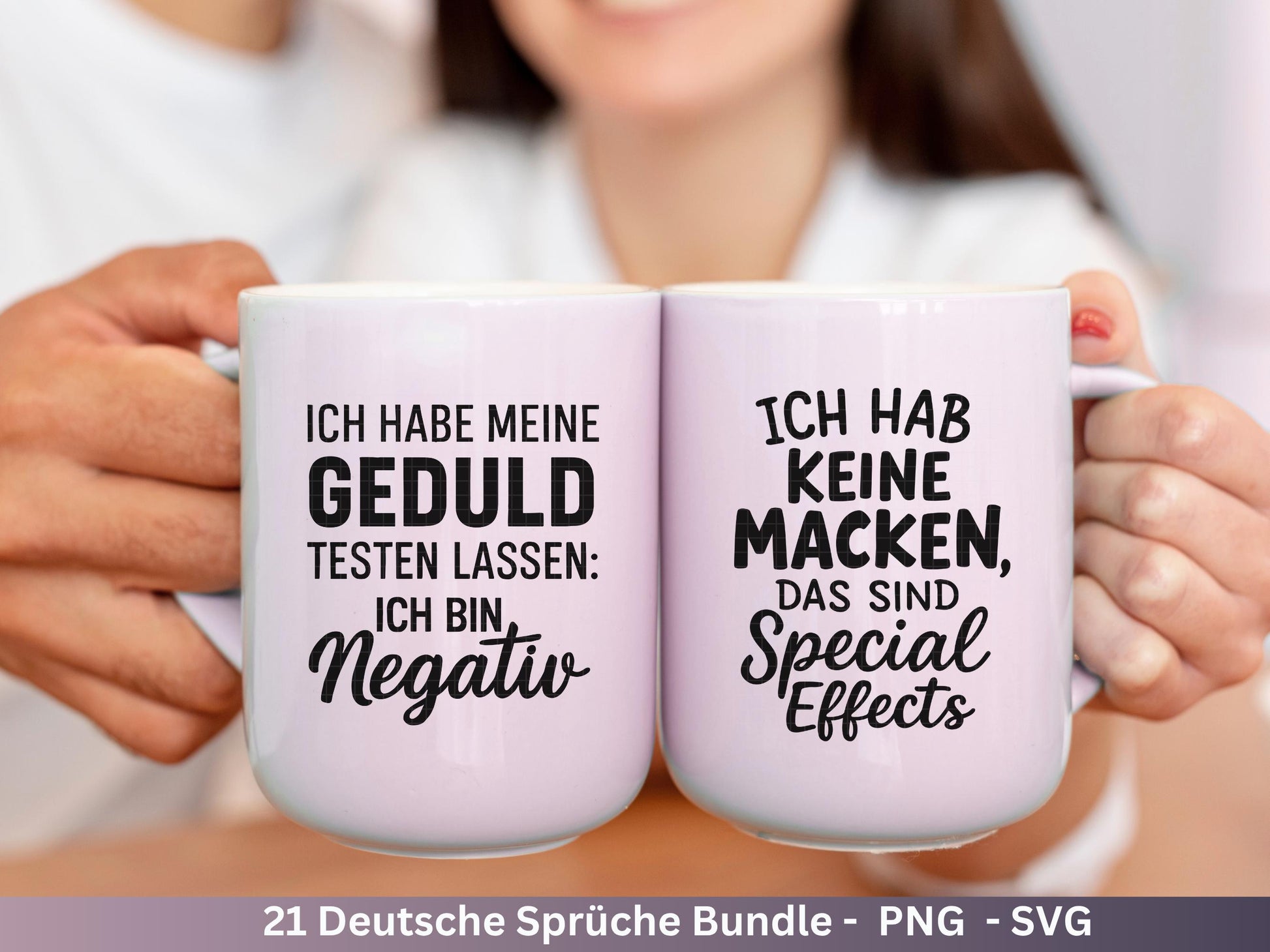 Lustige Deutsche Sprüche SVG – Beutel Sprüche Bundle | Plotterdatei | Laserdatei | Witzige Zitate für Tasse & Jutetasche | Cricut Silhouette