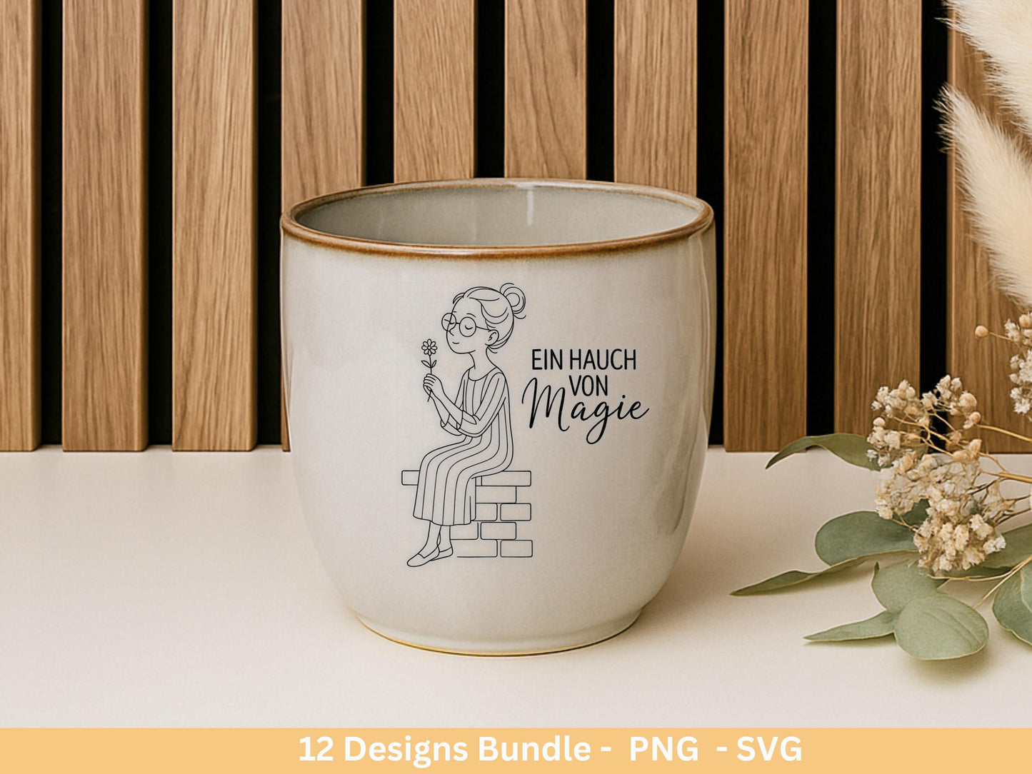 Handgezeichnete Frauen SVG | Sketch Bundle mit Sprüchen | Plotterdatei Laserdatei | Geschenkidee Freundin | Cricut Silhouette Design Datei