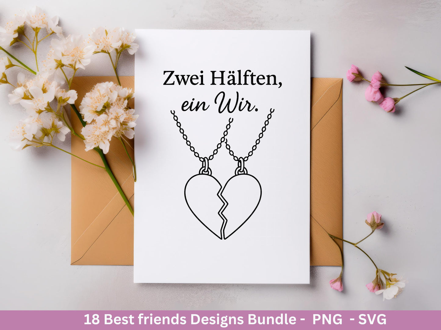 Beste Freundin SVG – Plotterdatei und Laserdatei | Freundschaft Sprüche | Geschenkidee Freundin & Schwester | Freundschaft SVG Datei Cricut