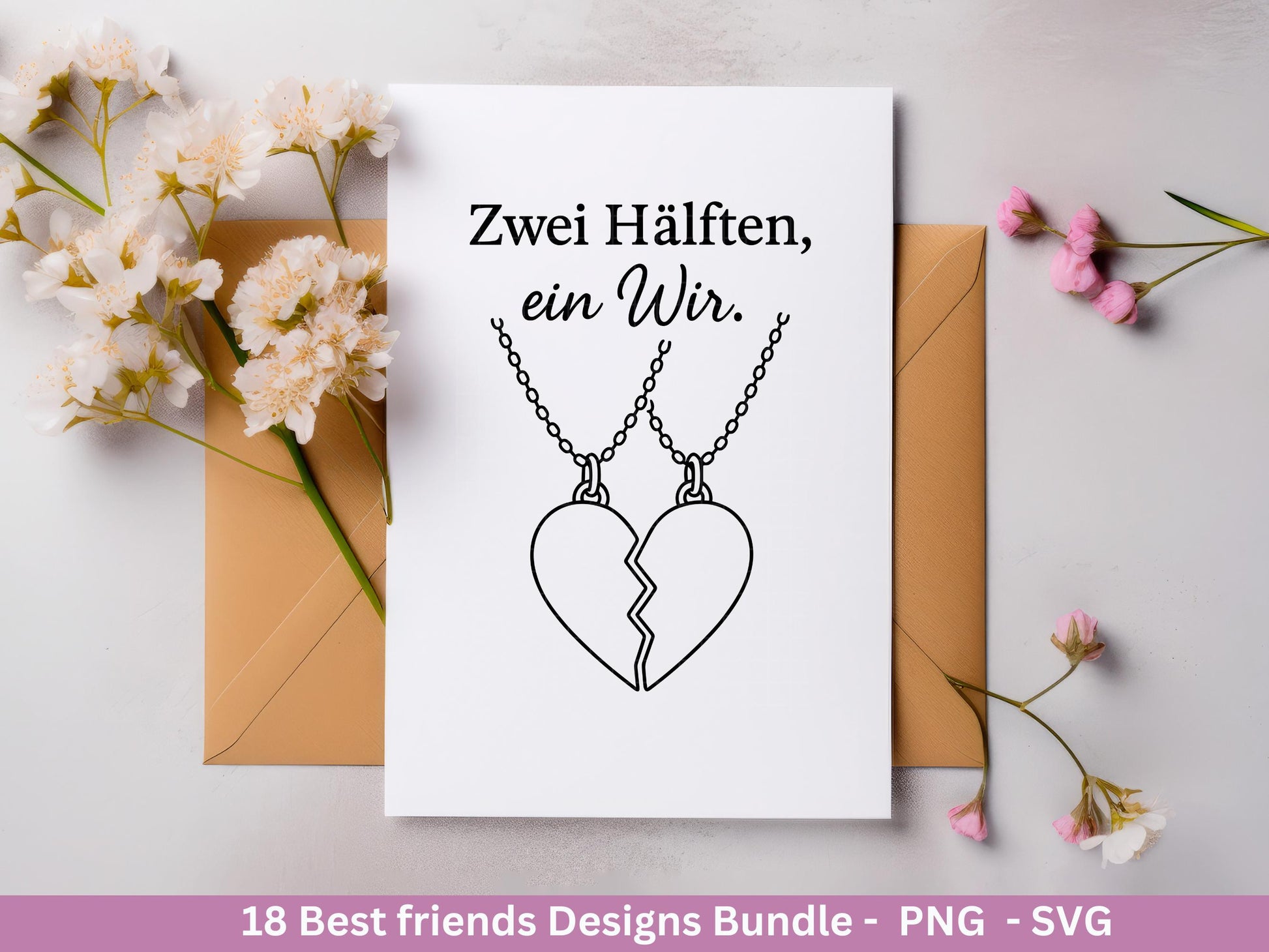 Beste Freundin SVG – Plotterdatei und Laserdatei | Freundschaft Sprüche | Geschenkidee Freundin & Schwester | Freundschaft SVG Datei Cricut