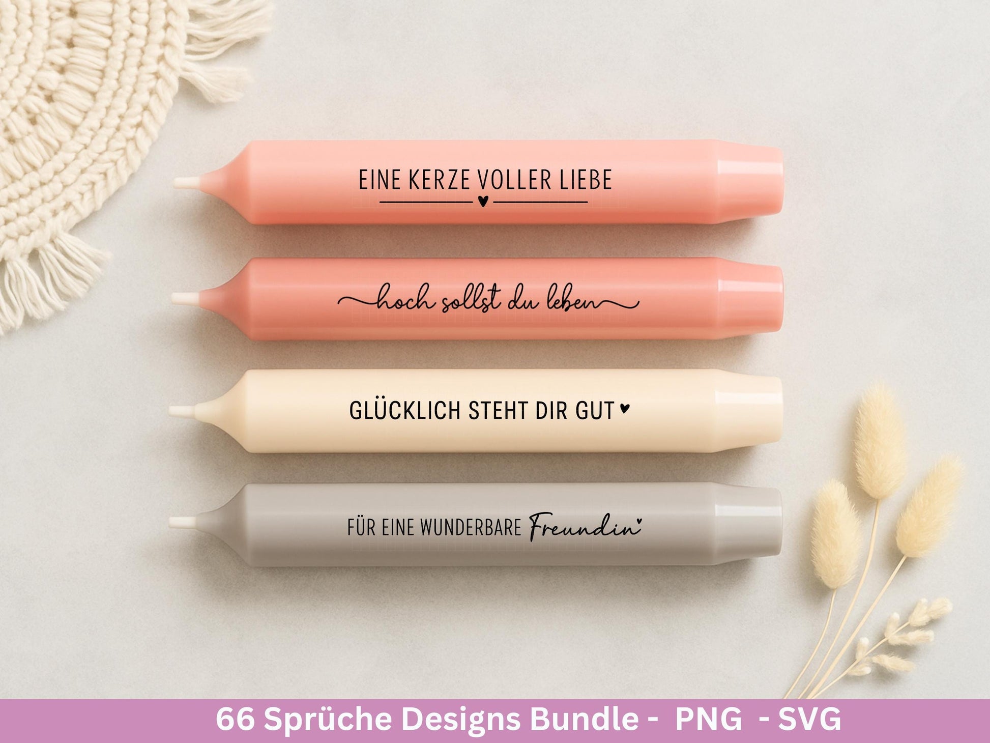 Sprüche SVG Bundle – Plotterdatei & Laserdatei | Klötzchen, Kerzen, Holz, Raysin | Familie, Freundschaft, Liebe, Glück, Zuhause Geschenkidee