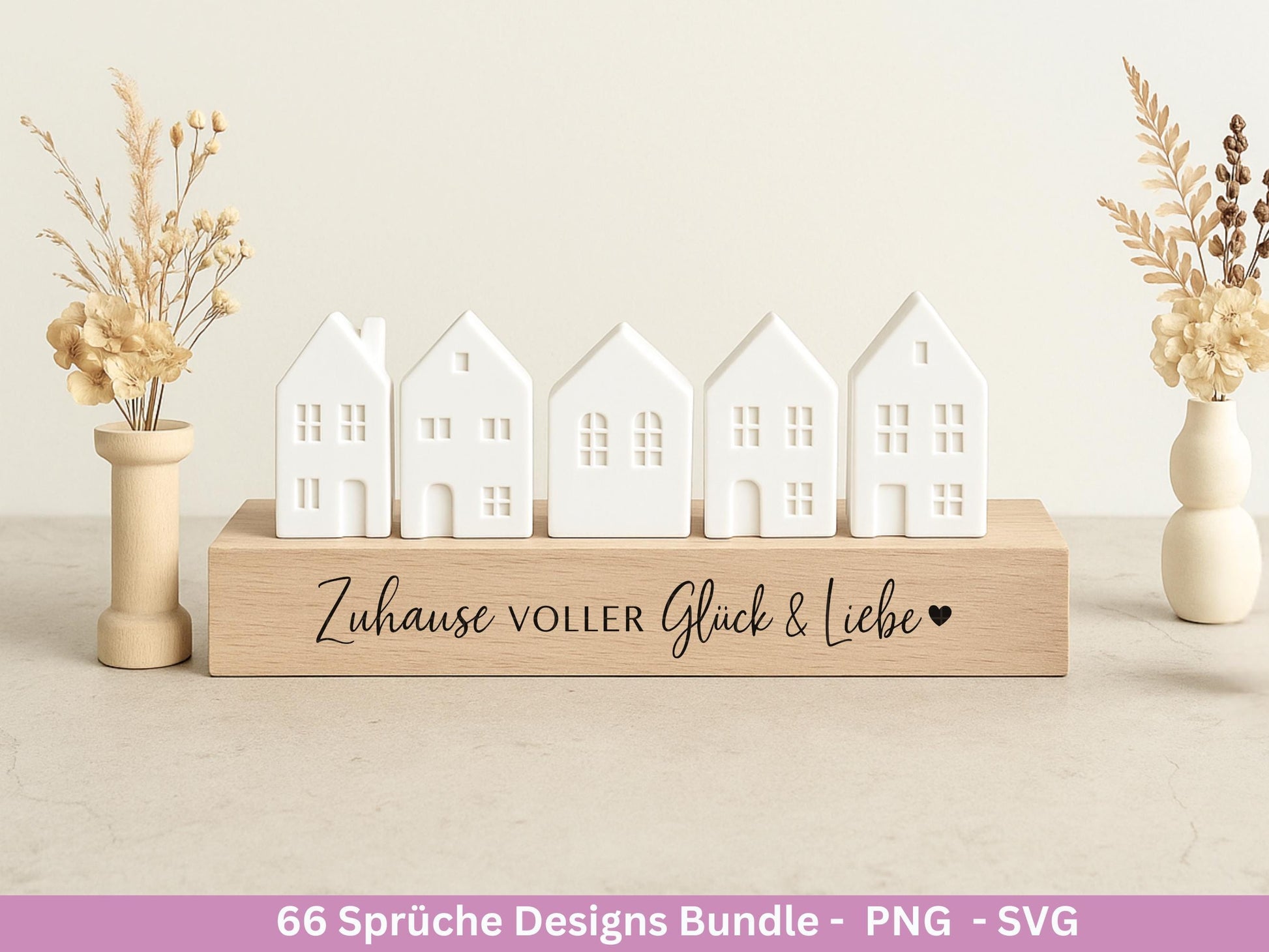 Sprüche SVG Bundle – Plotterdatei & Laserdatei | Klötzchen, Kerzen, Holz, Raysin | Familie, Freundschaft, Liebe, Glück, Zuhause Geschenkidee