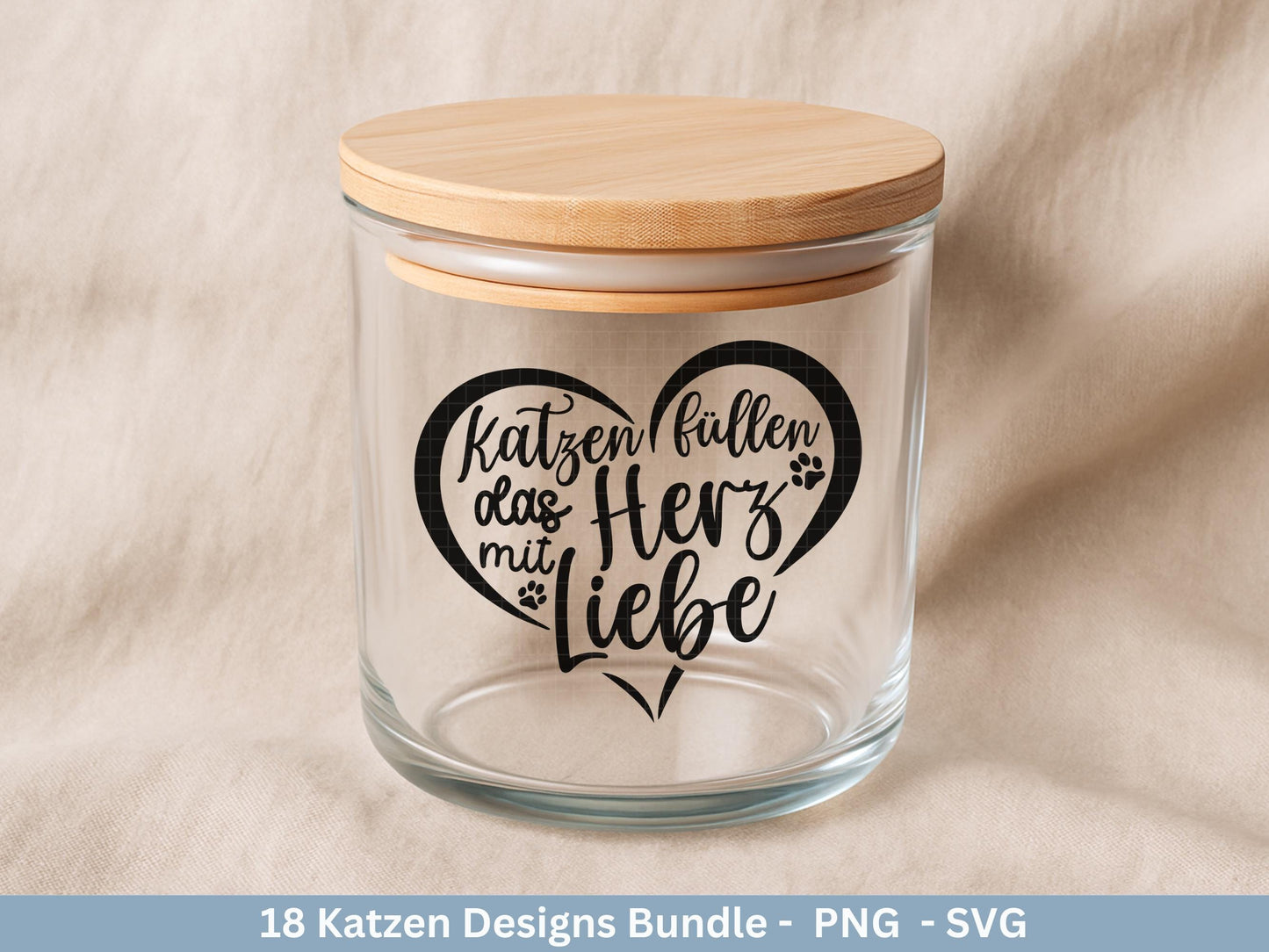 Katzen SVG Bundle – Plotterdatei & Laserdatei | Katzen Sprüche | Katzenliebe Designs | Cricut Silhouette | Katzen Mama | Geschenkidee Katze