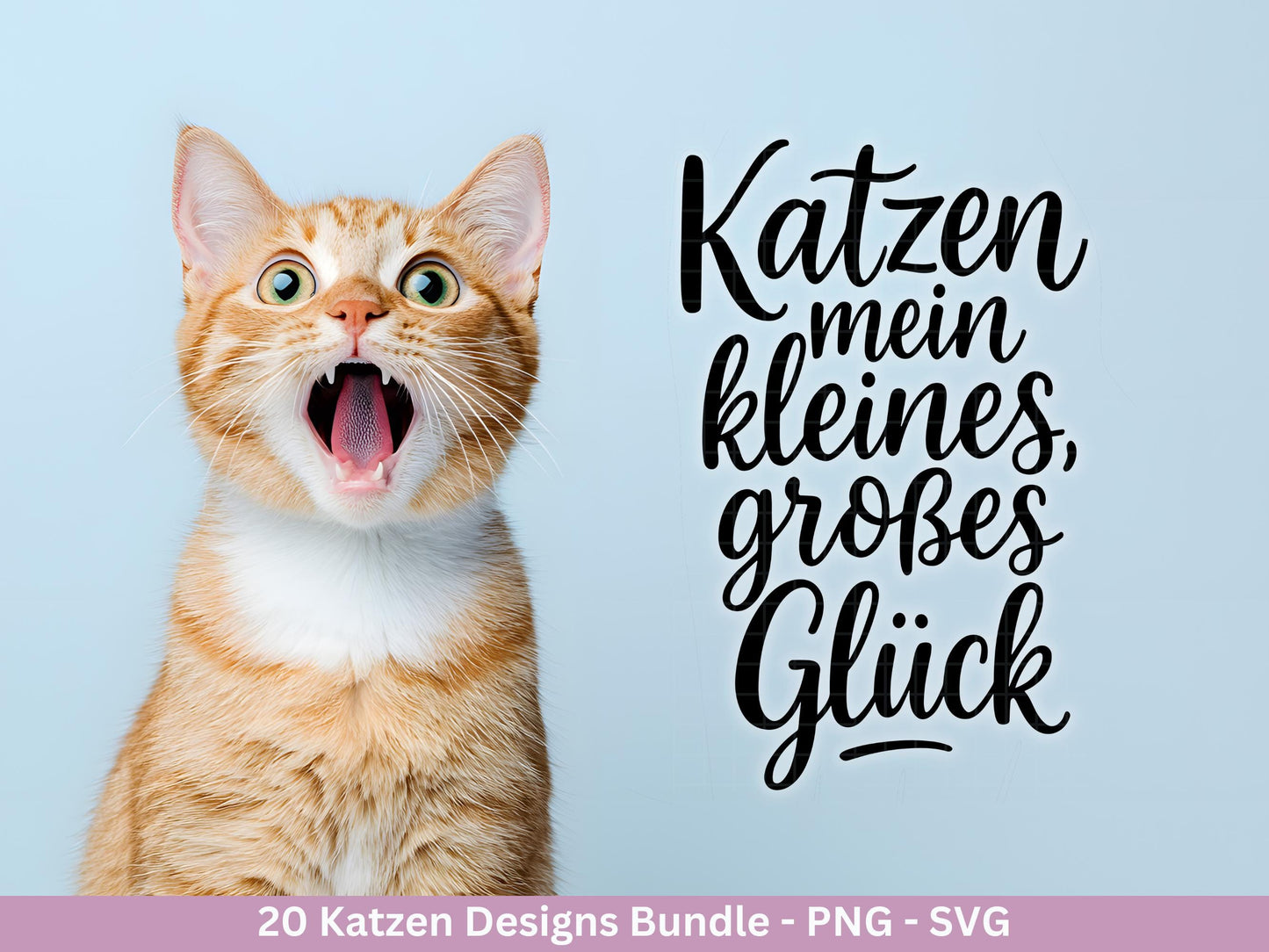 Katzen SVG Bundle – Plotterdatei & Laserdatei | Katzen Sprüche | Katzenliebe Designs | Cricut Silhouette | Katzen Mama | Geschenkidee Katze