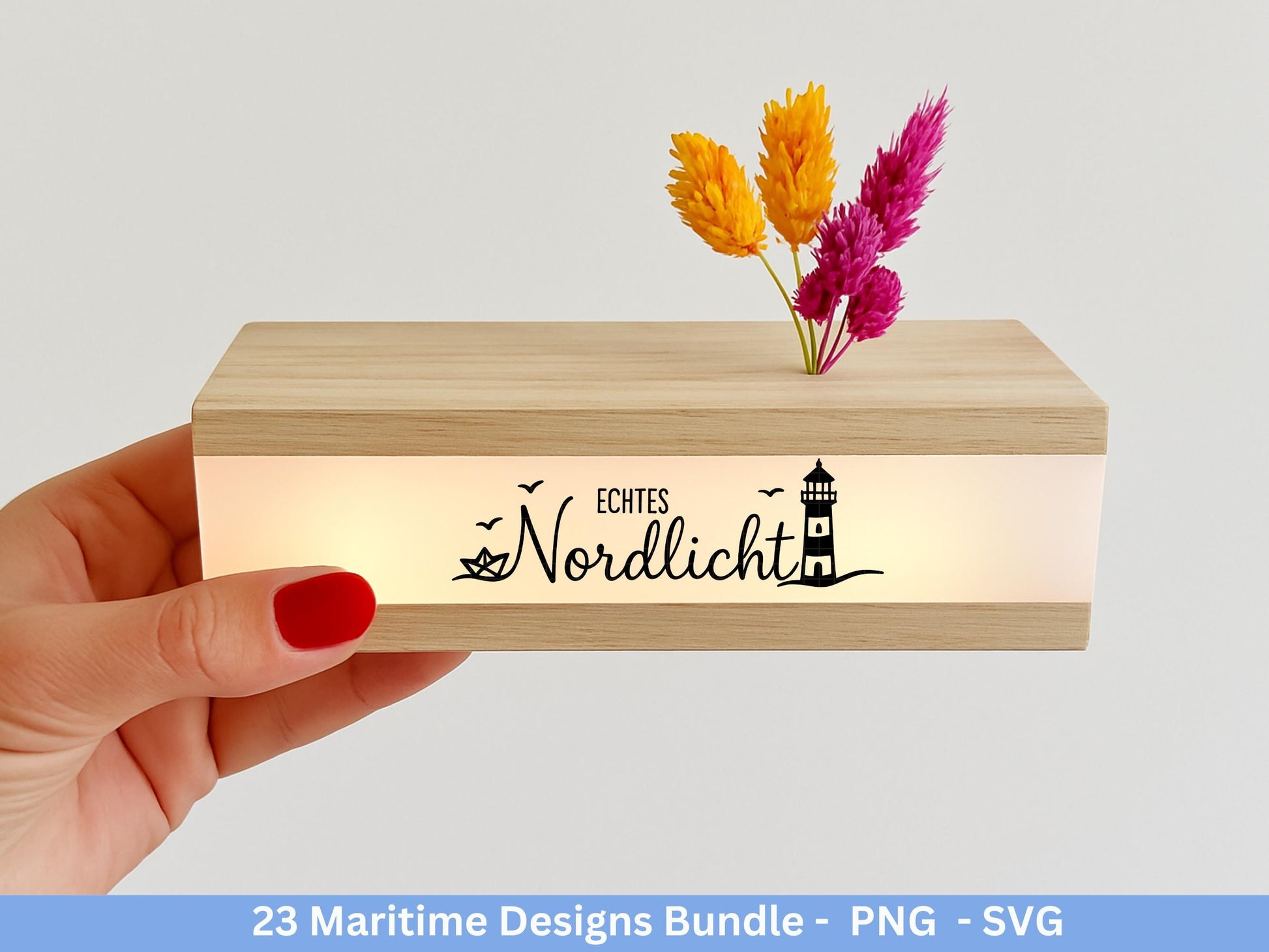 Maritim SVG Bundle – Plotterdatei & Laserdatei | Ahoi, Heimathafen , Leuchtturm | Nordsee Ostsee Liebe | Maritime Sprüche | Geschenkidee